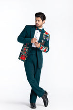 Load image into Gallery viewer, Multi Colour Embroiderd Tuxedo
