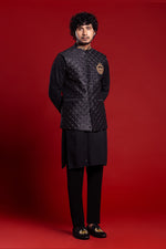 Load image into Gallery viewer, Kasab Patch Embroiderd Nehru Jacket
