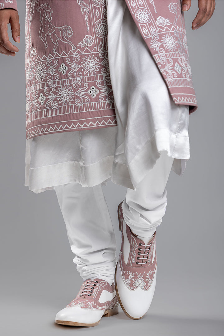 Kora Thread Sherwani