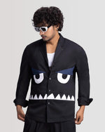 Load image into Gallery viewer, Black Monster Shacket
