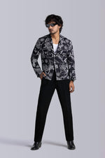 Load image into Gallery viewer, Black Floral Shacket
