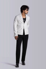 Load image into Gallery viewer, White Stripes Stylist Shacket
