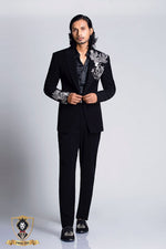 Load image into Gallery viewer, Deer Embroiderd Tuxedo Set
