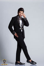 Load image into Gallery viewer, Rose gold Metallic Tuxedo Set

