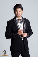 Load image into Gallery viewer, Rose gold Metallic Tuxedo Set
