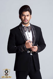 Rose gold Metallic Tuxedo Set