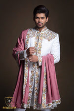 Load image into Gallery viewer, Creamy off-white Sherwani
