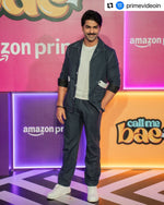 Load image into Gallery viewer, Denim Blue Notch Collar Co-ord Set with Patch Pockets
